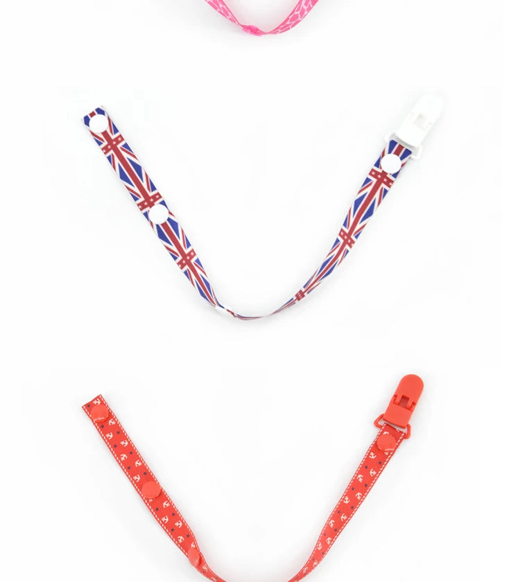 Baby Pacifier Clip Chain For Soothers Ribbon Chupetas Funny Dummy Holder Leash Strap Infant Nipple Accessories