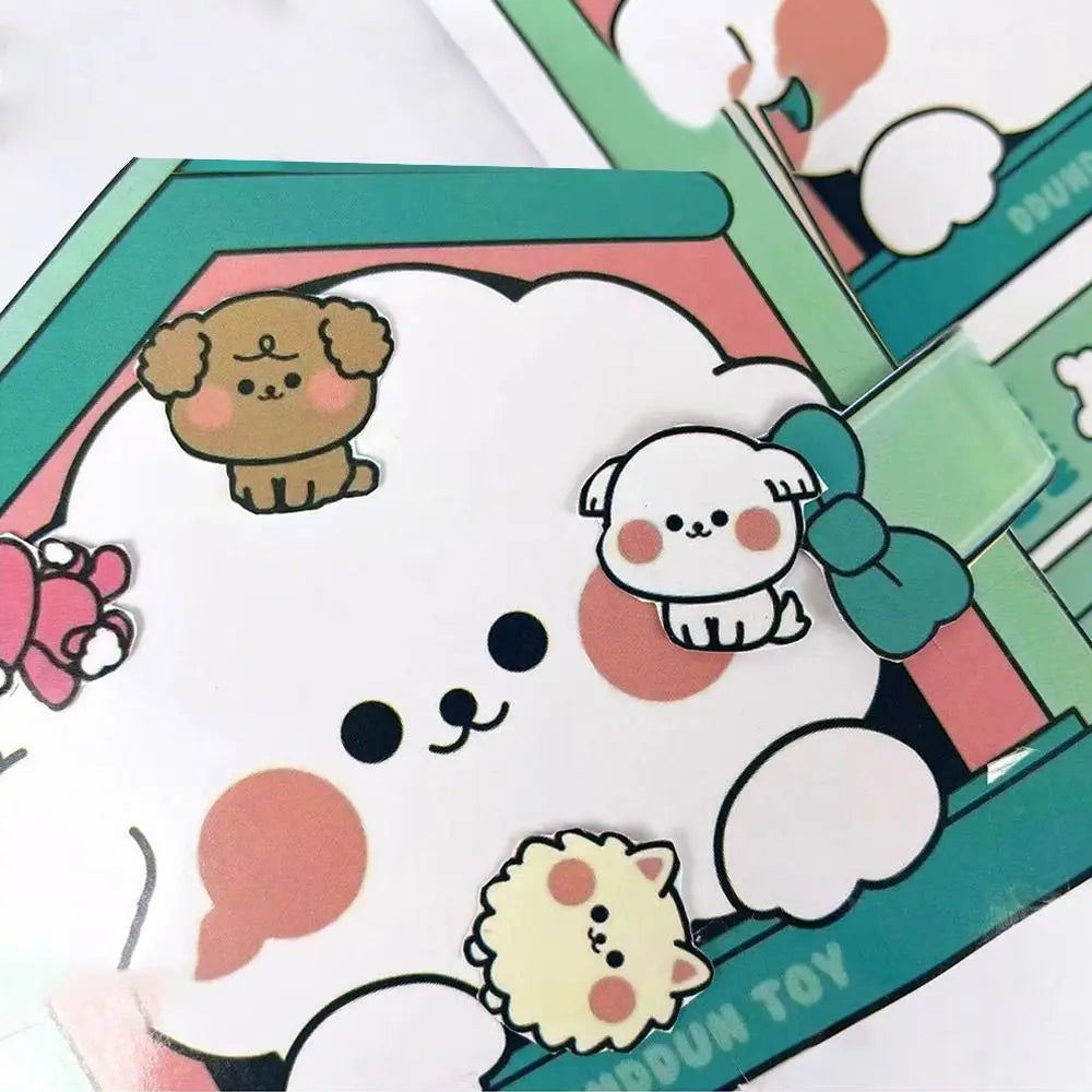 Paper Waffle Quiet Book Colorful Fried Chicken Cartoon Busy Book Convenience Store Handmade Toy Snack Bar Sticker Game