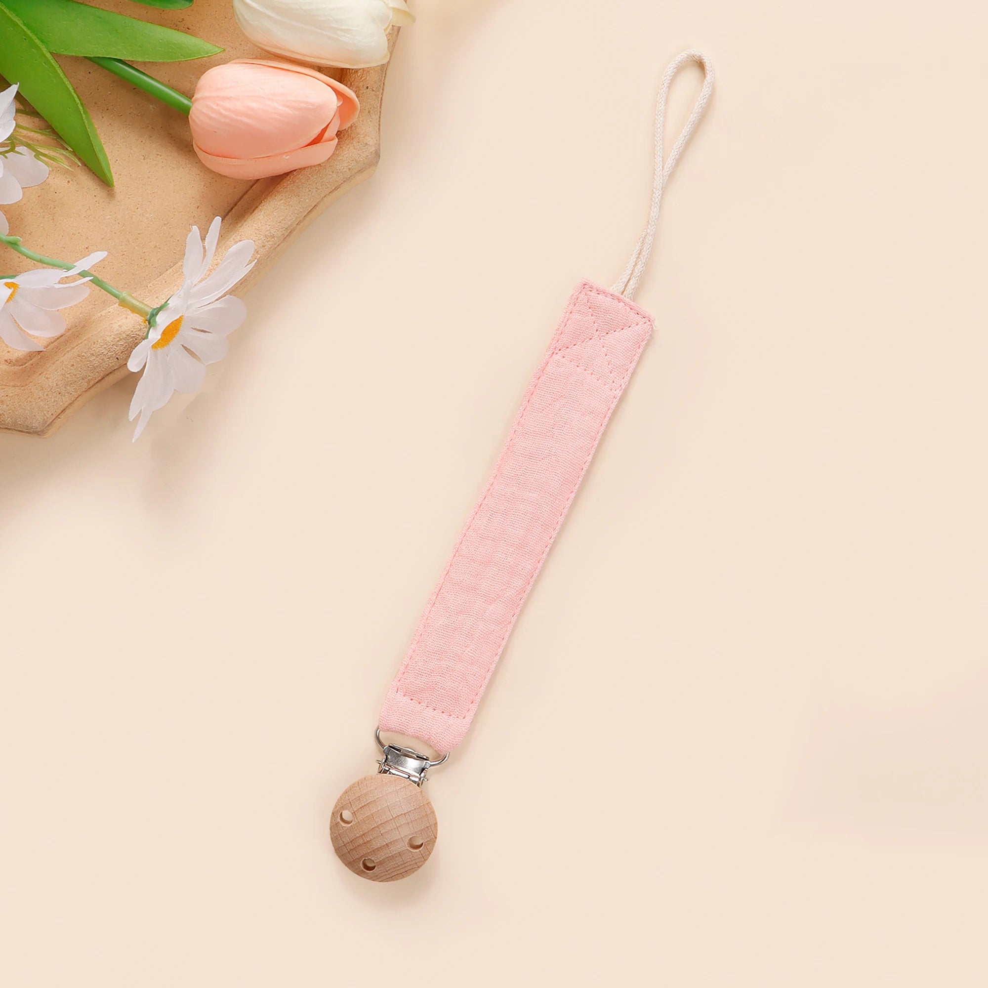 Baby Cute Printing Pacifier Clip Kid Beech Clip Cotton Holder Chain Nipple Bracket Holder For Newborn Gift Kids Toy Dummy Clip