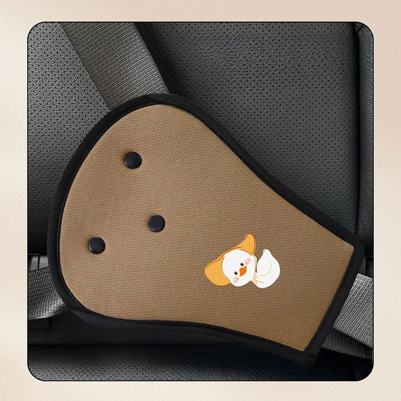 Kids Car Safety Belt Adjuster Anti-Pinch Neck Great Belly Protector Car Seat Accessories Cartoon Car Seat Belt Protectors