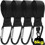 Baby Stroller Accessories Shopping Cart Hooks Multifunctional Baby Stroller Hook Outdoor Clothes Rack Metal Convenient Hook