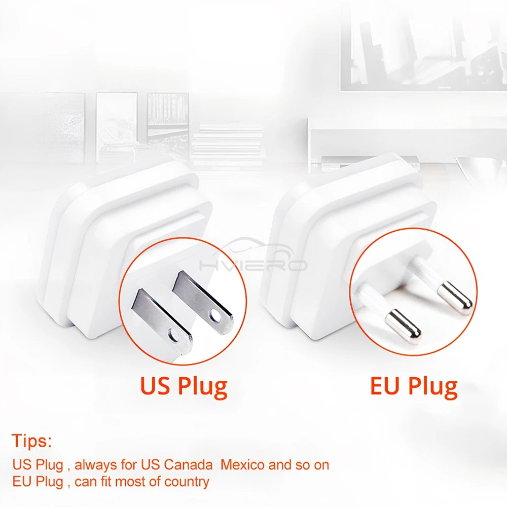 Wireless Sensor LED Night Light EU Plug Mini Square Nights Lights For Baby Children Living Room Bedroom Corridor Lighting Lamp