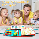 Montessori Busy Board for Toddlers – Sensory Learning Toy for Fine Motor Skills, Focus & Independent Play