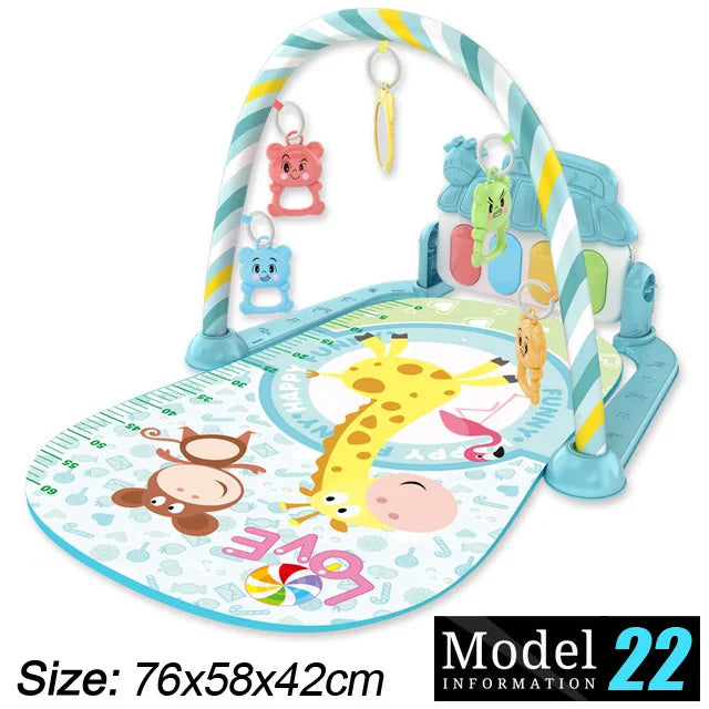Baby Piano Play Mat & Activity Gym – Kick & Play Tummy Time Toy