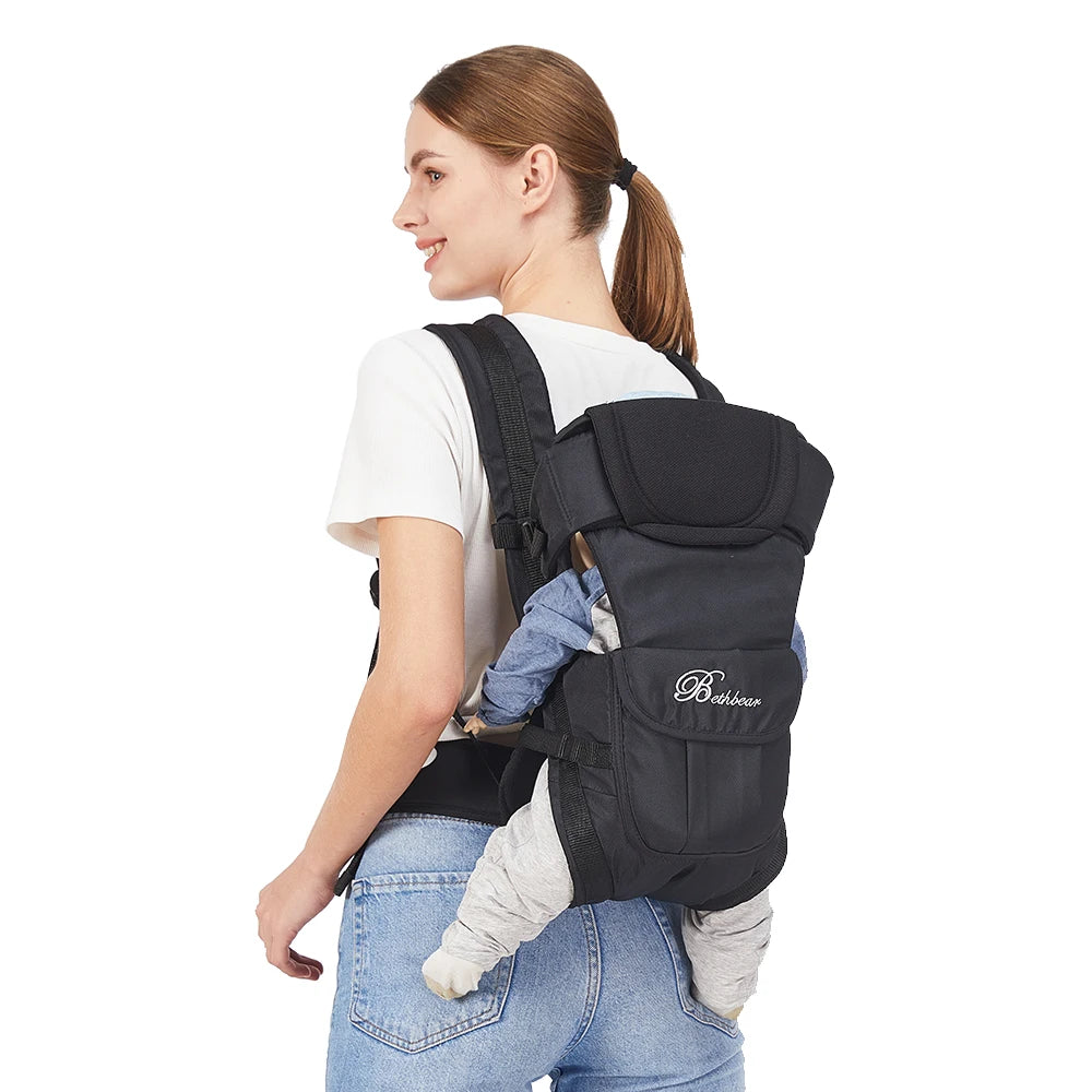4-in-1 Ergonomic Baby Carrier – Adjustable Newborn to Toddler Sling