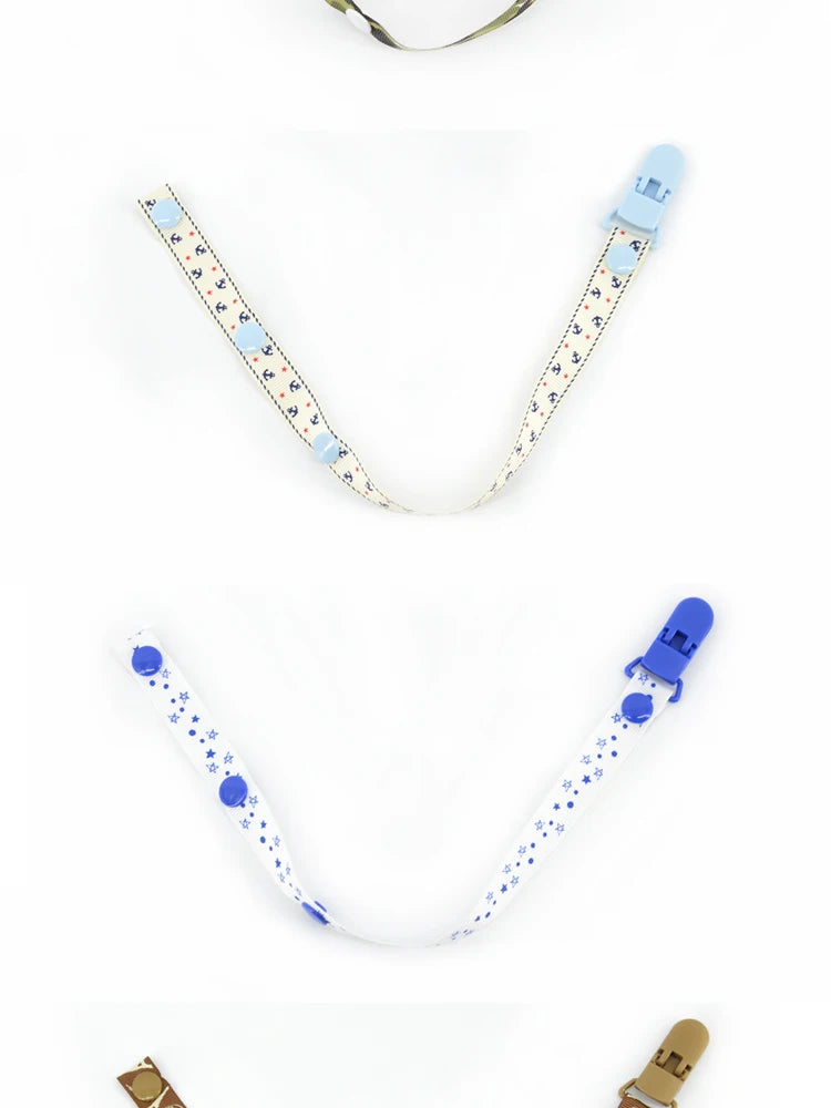 Baby Pacifier Clip Chain For Soothers Ribbon Chupetas Funny Dummy Holder Leash Strap Infant Nipple Accessories
