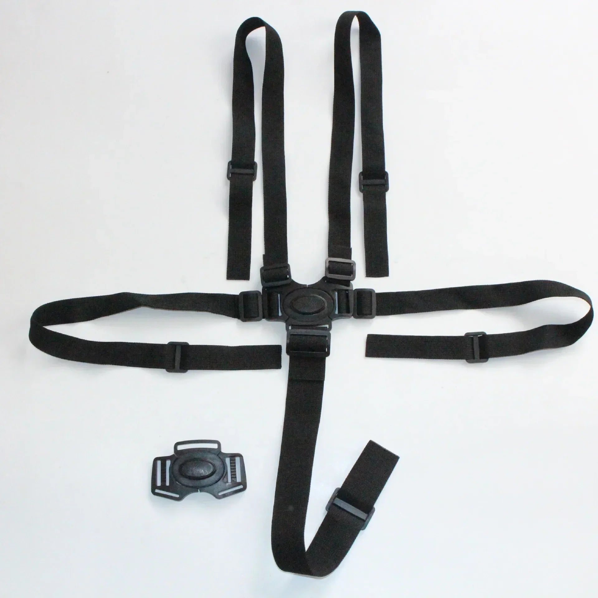 Universal Baby 5-Point Safety Harness – Adjustable Seat Belt for Stroller & High Chair