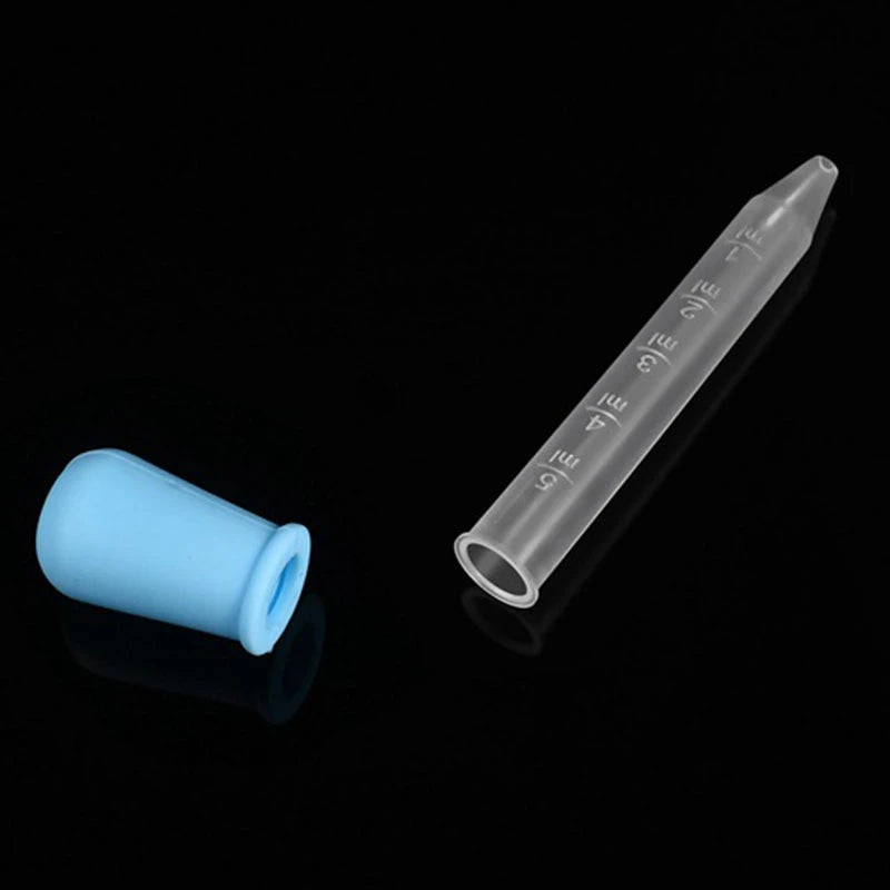 5/10 Pcs  5ml Small Silicone Plastic Pipette Dropper Feeding Medicine Liquid Eye Ear Pipette Dropper Lab Experiment Toys Gift