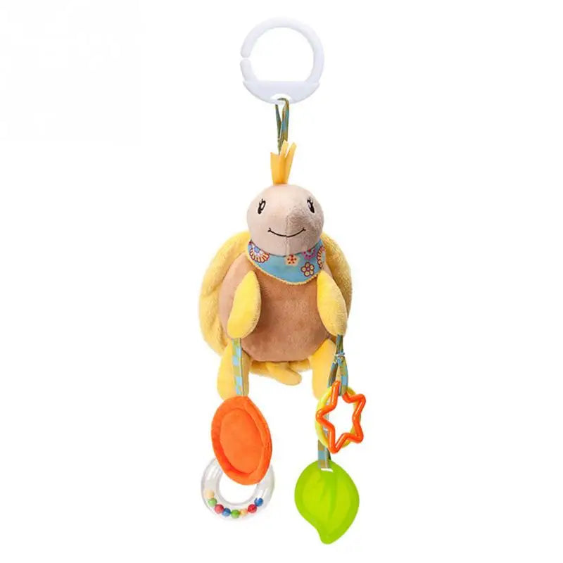 Baby Hanging Toys for 0 3 6 12 Months Rainbow Activity Plush Animal Stroller Toy for Baby Car Seat Crib Travel Sensory Baby Toy