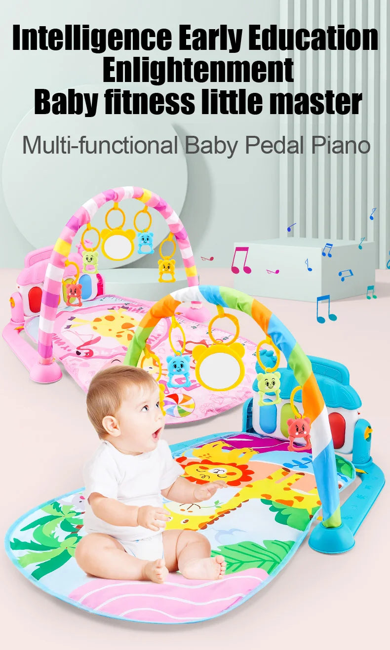 Baby Piano Play Mat & Activity Gym – Kick & Play Tummy Time Toy