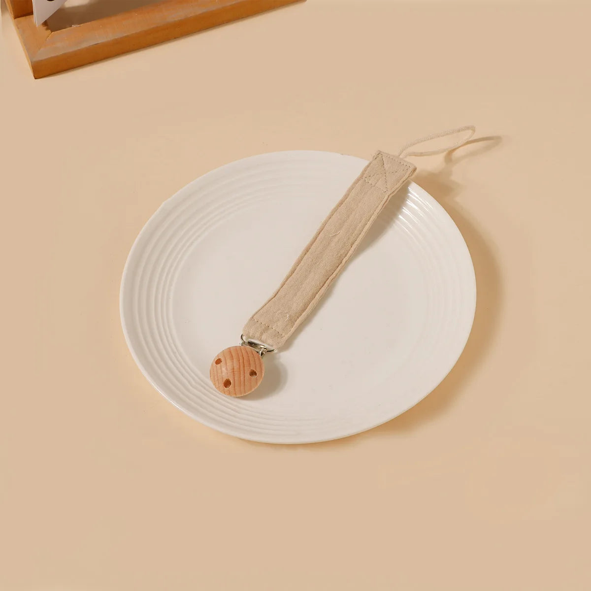 Baby Cute Printing Pacifier Clip Kid Beech Clip Cotton Holder Chain Nipple Bracket Holder For Newborn Gift Kids Toy Dummy Clip