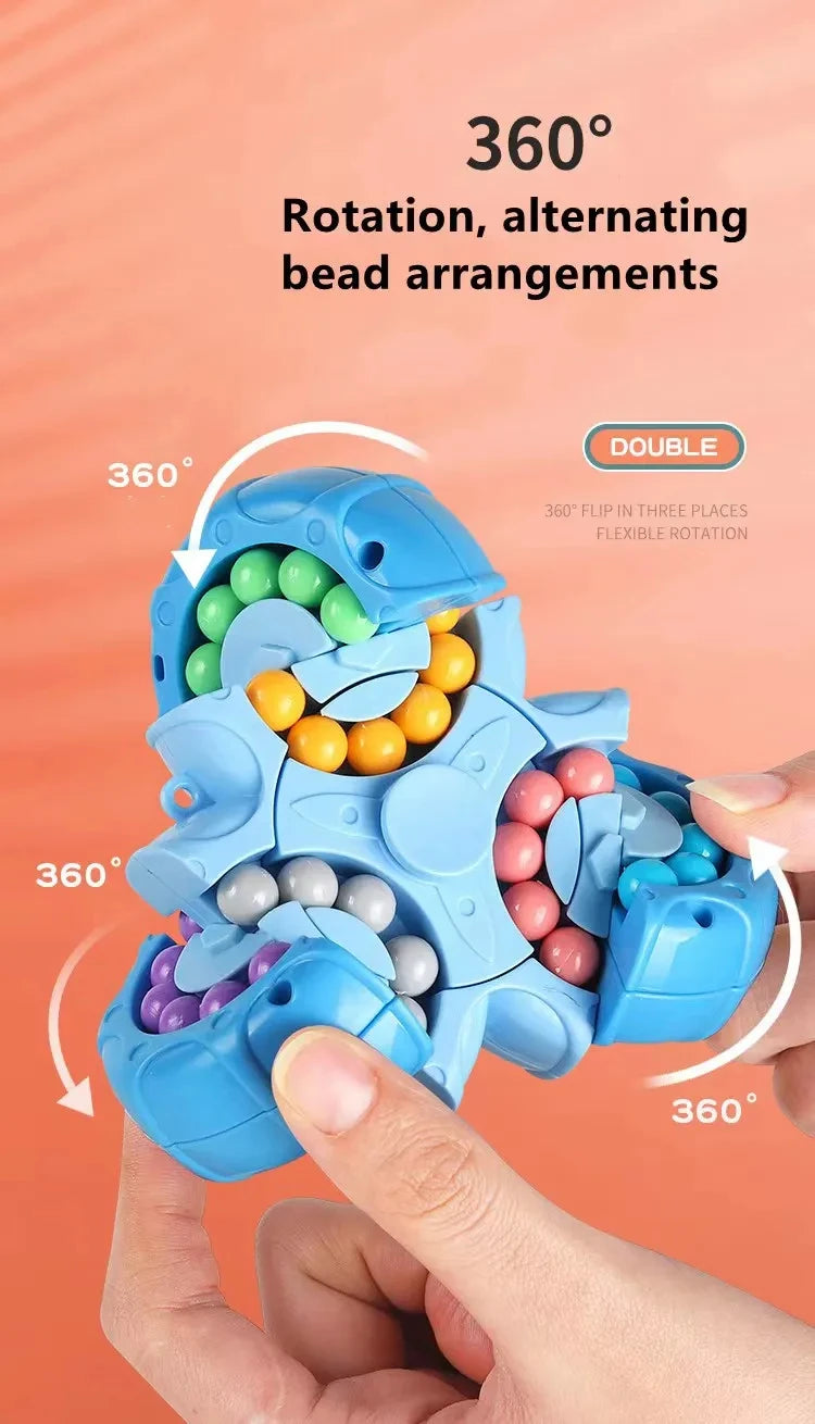 Sensory Fidget Cube Toy – Rotating Finger Skill Activity Toy for Kids