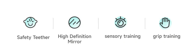 Baby Car Seat Mirror Toys Kids Monitor Adjustable Education Sensory Toys Fun Travel Infant Tummy Time Toys Babies Carseat Toys