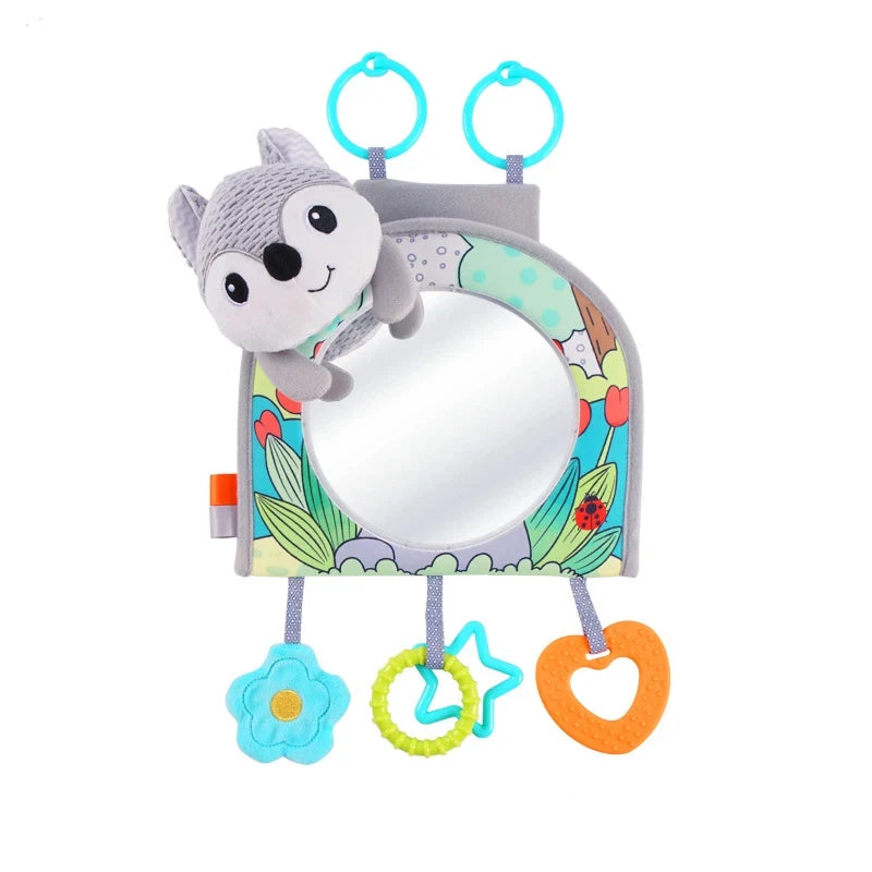 Baby Car Seat Mirror Infant Car Back Seat Rear View Mirror Kids Monitor Adjustable Education Sensory Toys for Children Travel