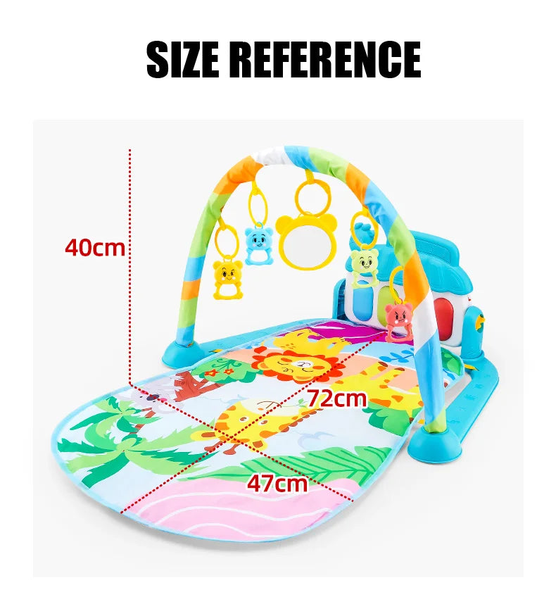Baby Piano Play Mat & Activity Gym – Kick & Play Tummy Time Toy