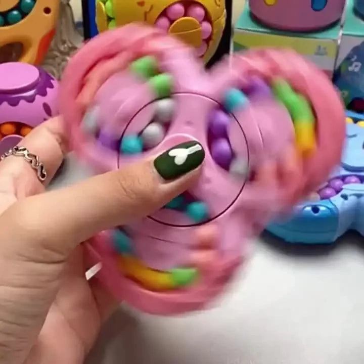 Sensory Fidget Cube Toy – Rotating Finger Skill Activity Toy for Kids