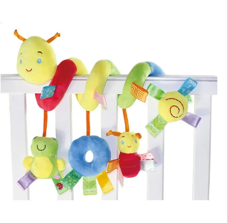 Baby Spiral Stroller Toy – Infant Sensory Hanging Activity Toy