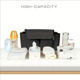 Baby stroller large capacity travel bag, bottle rack, baby stroller urine bag, baby stroller accessories