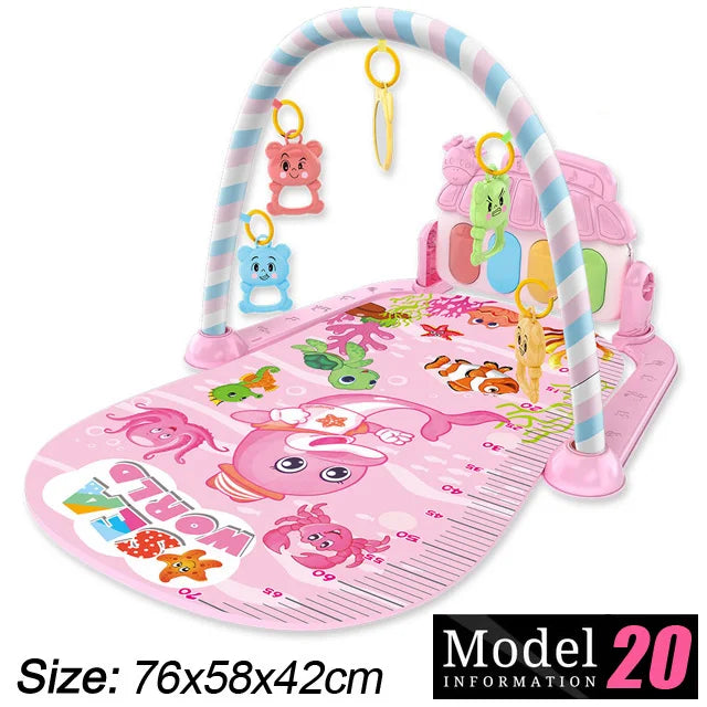 Baby Piano Play Mat & Activity Gym – Kick & Play Tummy Time Toy