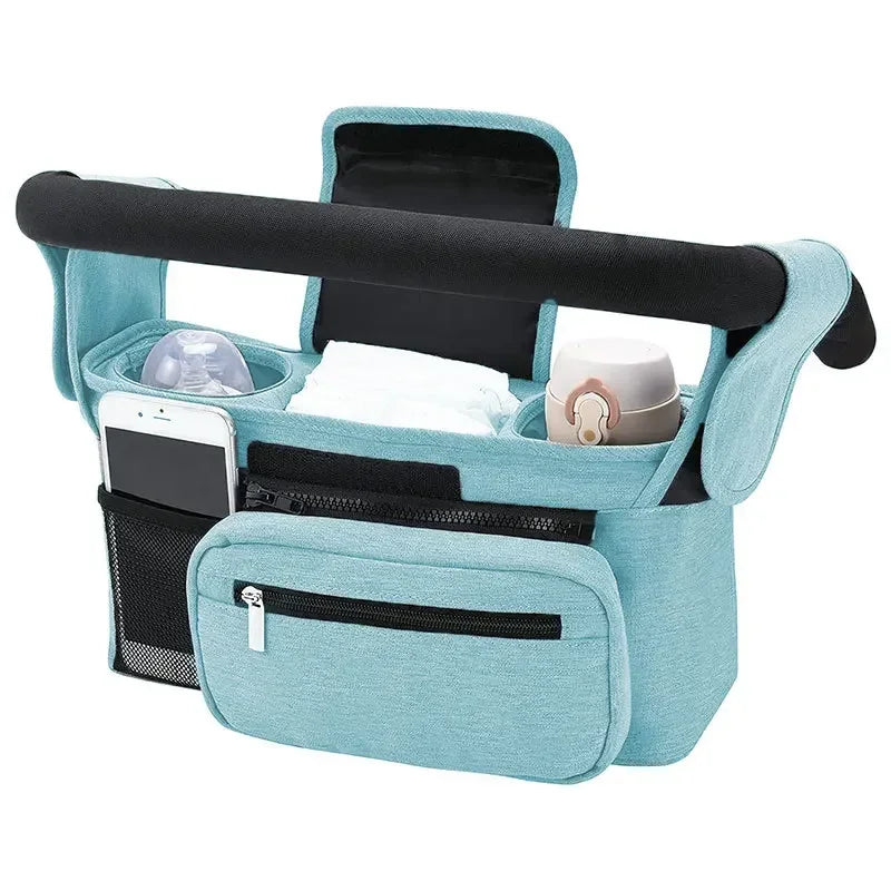 Baby Stroller Storage Large Capacity Travel Hanging Bag Mummy Bag Phone Bottle Holder Pram Diaper Bags Baby Stroller Accessories