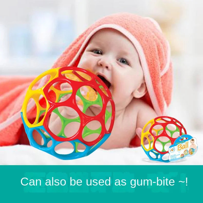 Baby Toy Ball Rattles Soft Ball Toy Newborn Grasping Teethers Hand Bell Sensory Toys Kids Educational Toys for 0-12 Months Baby