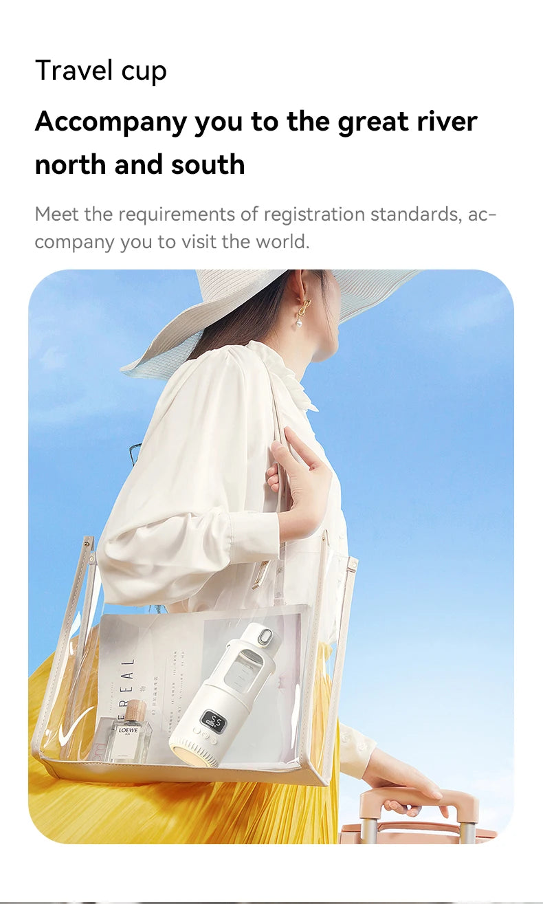 18000/10000mAh High-Power Constant Temperature Cup Quick Hot Water And Milk Heating Portable Baby Bottle Warmer