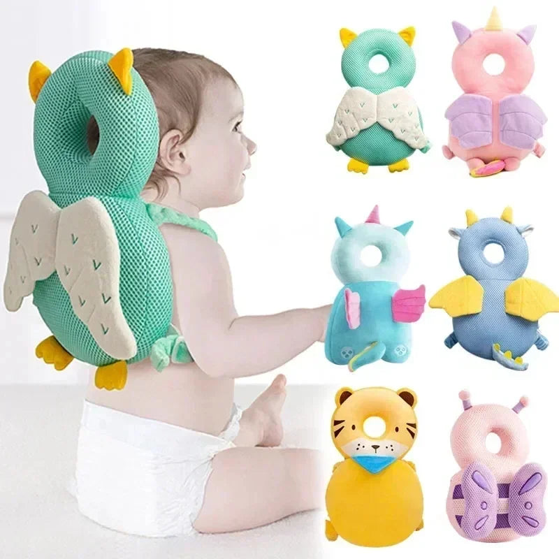 Baby Head Protector Backpack Cushion | Anti-Fall Safety Pad