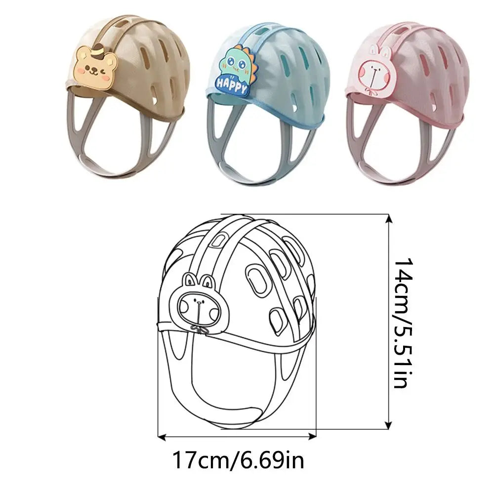 Baby Safety Helmet – Soft Toddler Head Protector (360° Protection)