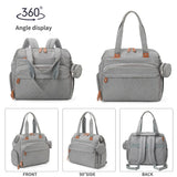 Diaper Bag Backpack with Pacifier Case – Large Capacity Baby Travel Organizer