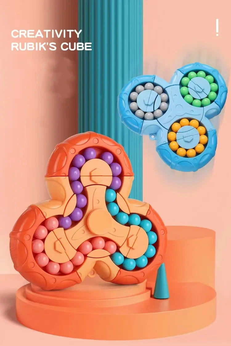 Sensory Fidget Cube Toy – Rotating Finger Skill Activity Toy for Kids