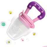 Baby Feeding Spoon Fruit Grinding Pacifier Complementary Bites Silicone Mesh Baby Feeding Tableware
