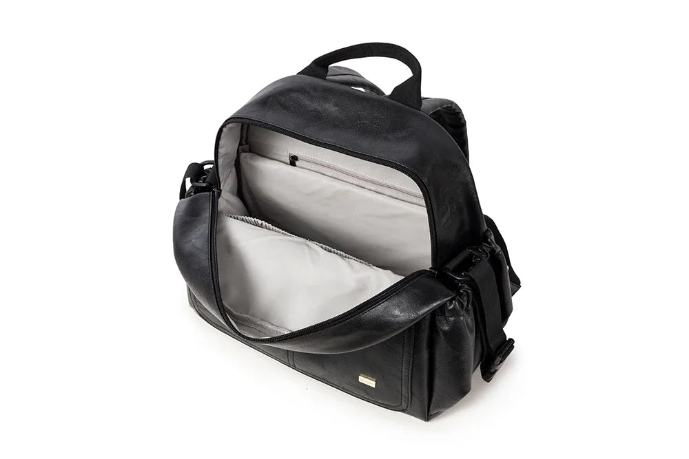 Soboba Large Capacity Solid Diaper Bag with Backpack Straps for Fashionable Mothers – Waterproof Nappy Changing Bag