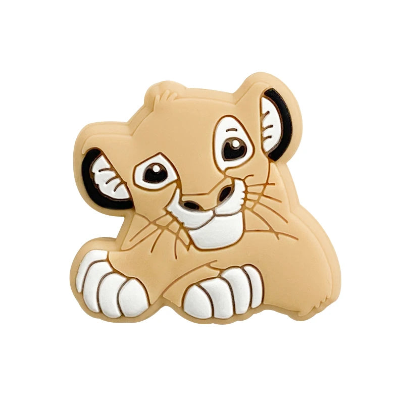 1/3/10pcs The Lion King Silicone Pacifier Clip Pacifier Chain Holder Soother Nursing Clips BPA Free Pacifier Chain Accessories