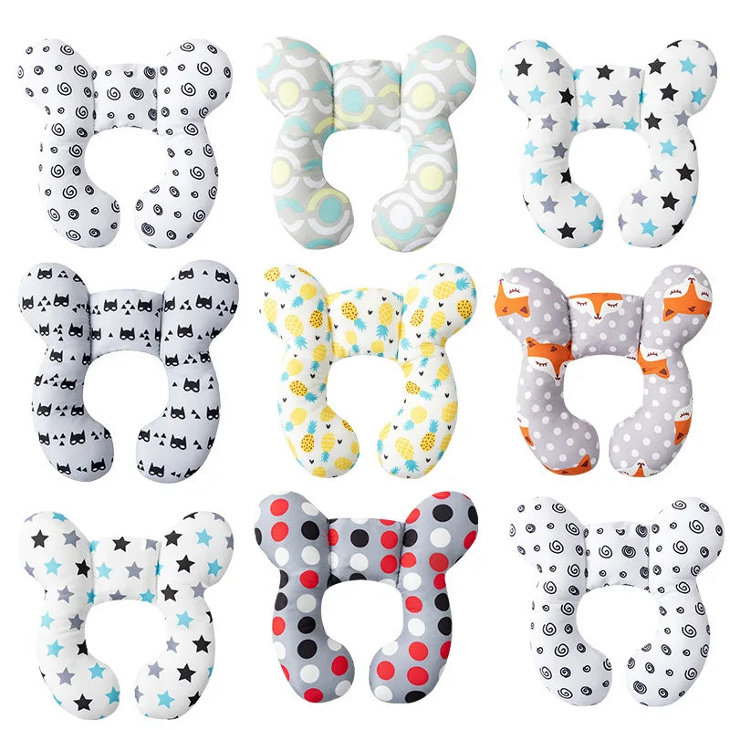 2025New Baby Pillow Protective Travel Car Seat Head Neck Support Pillows Newborn Children U Shape Headrest Toddler Cushion 0-3 Y