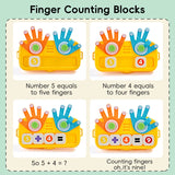 Montessori Math Learning Toy – Finger Counting & Number Recognition Game for Preschool & Early Learning