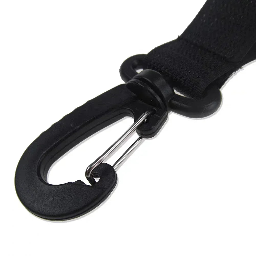 2/5pcs Stroller Hooks  Hook Buckle Stroller Hanger Organizer Buckles Clip Aluminum Alloy Carabiner Cart Diaper Bag Shopping Pram