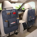 Kids Car Backseat Organizer with Tablet Holder – Travel Storage & Seat Protector
