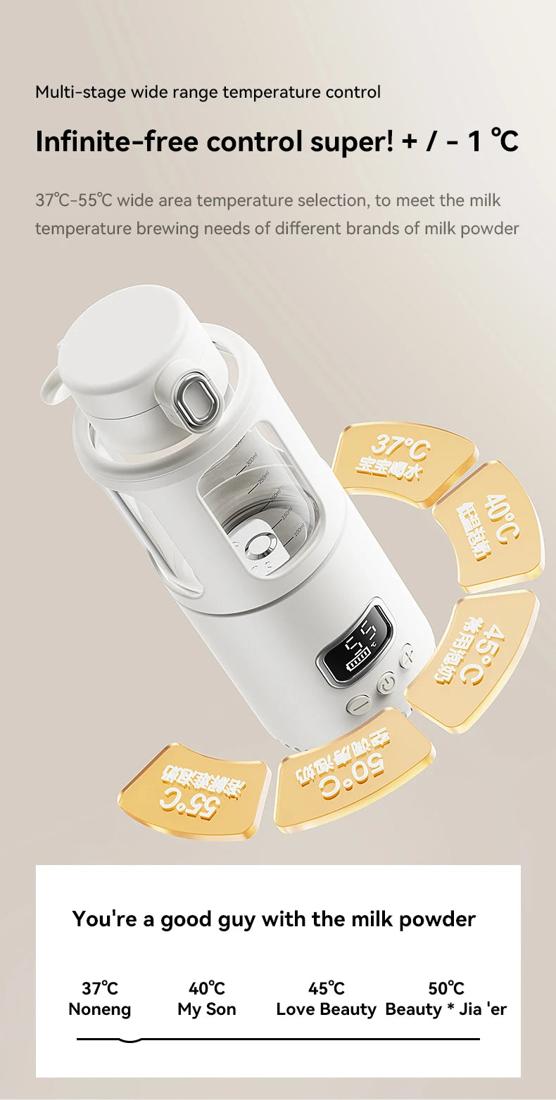 18000/10000mAh High-Power Constant Temperature Cup Quick Hot Water And Milk Heating Portable Baby Bottle Warmer