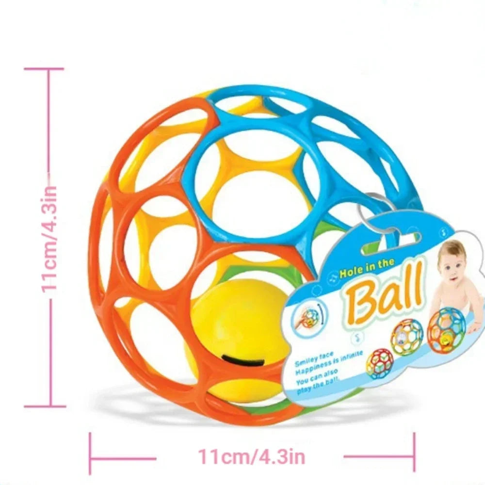 Baby Toy Ball Rattles Soft Ball Toy Newborn Grasping Teethers Hand Bell Sensory Toys Kids Educational Toys for 0-12 Months Baby