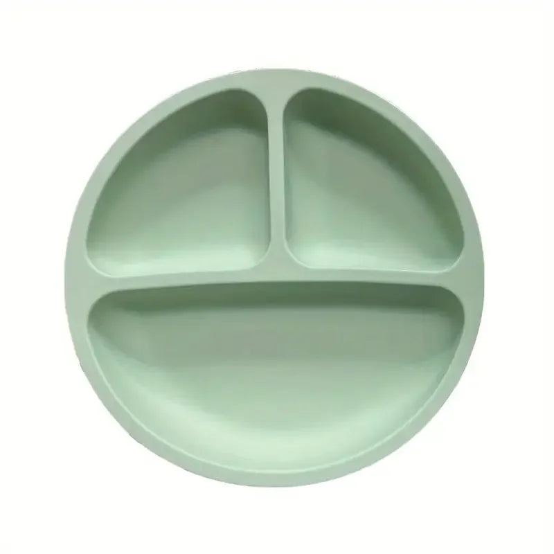 1PCS Baby Sucker Silicone Dining Plate BPA Free Children Dishes Suction Toddle Training Tableware Kids Feeding Bowls Baby Stuff
