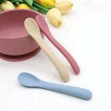 3pcs Baby Silicone Soft Spoon Gadgets Feeding Bebe Baby Items Baby Food Tiny Spoon