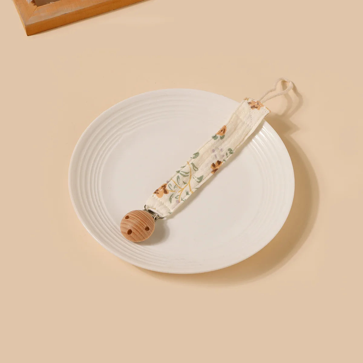 Baby Cute Printing Pacifier Clip Kid Beech Clip Cotton Holder Chain Nipple Bracket Holder For Newborn Gift Kids Toy Dummy Clip