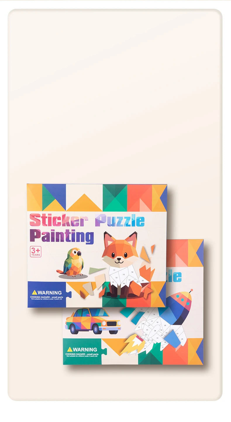 Early Childhood Education Scene Sticker Book Focus Cultivation Quiet Sticker Book Enlightenment Puzzle Cognitive Sticker Book