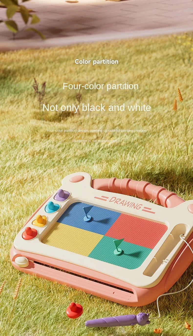 Cartoon Drawing Board Baby Puzzle Magnetic Writing Board Toy Graffiti Magnetic Drawing Board Montessori Toy for Children Gift