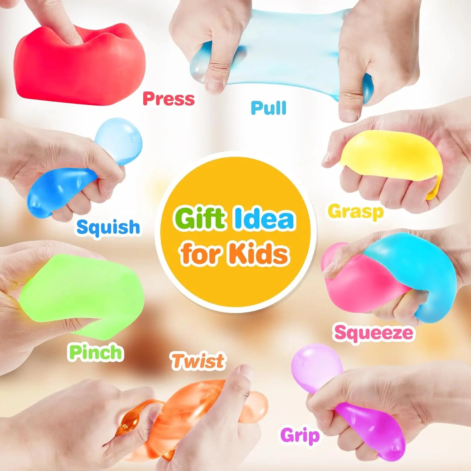 Sensory Squishy Toy for Kids – Calming Fidget Toy for Focus, Anxiety & Fine Motor Skills