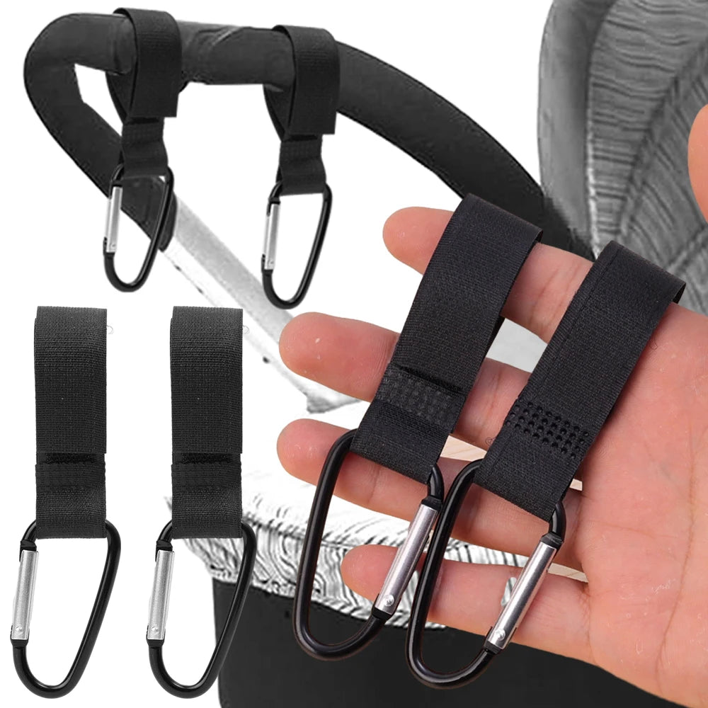 Baby Stroller Accessories Shopping Cart Hooks Multifunctional Baby Stroller Hook Outdoor Clothes Rack Metal Convenient Hook