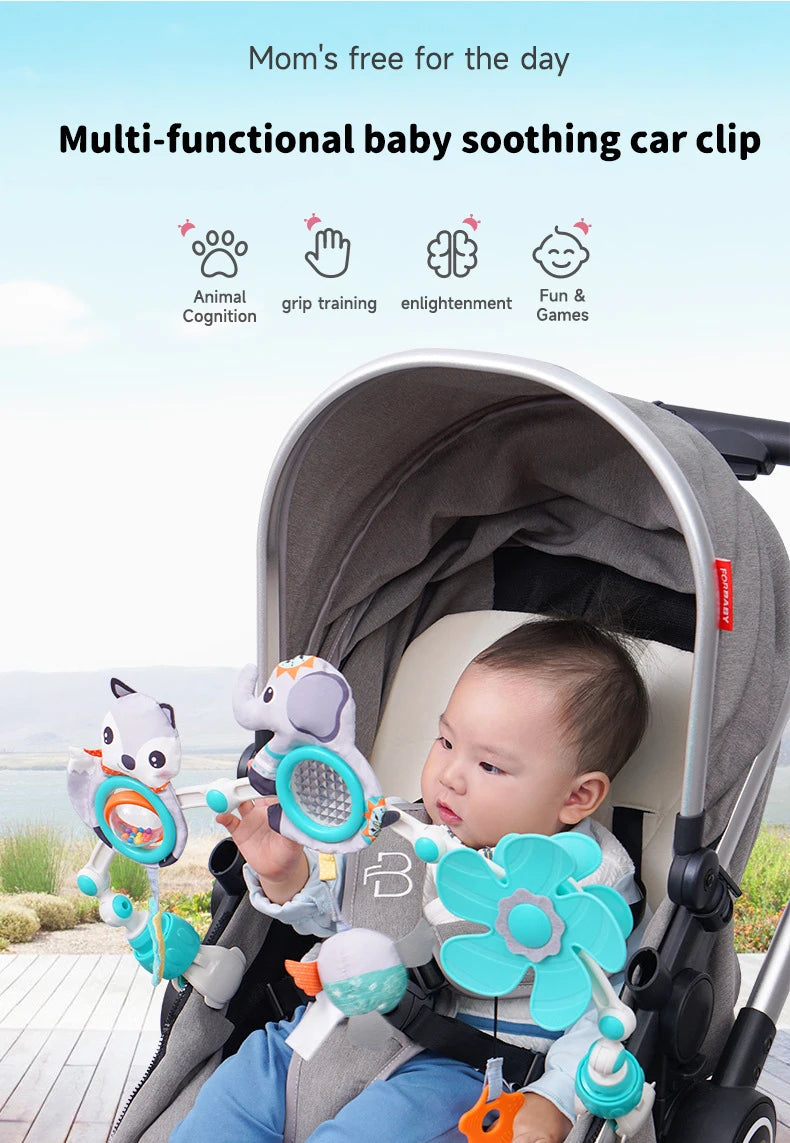 Children Activity Arch Toys Sensory Development Fine Motor Skills Toys Collapsible Hanging Mobile Toys Baby Car Seat Toys Gift