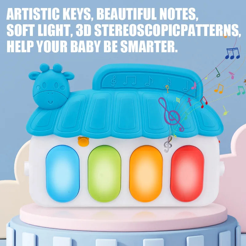 Baby Piano Play Mat & Activity Gym – Kick & Play Tummy Time Toy