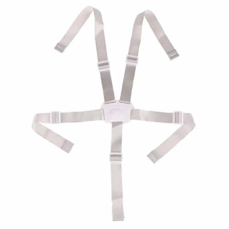 Universal Baby 5-Point Safety Harness – Adjustable Seat Belt for Stroller & High Chair