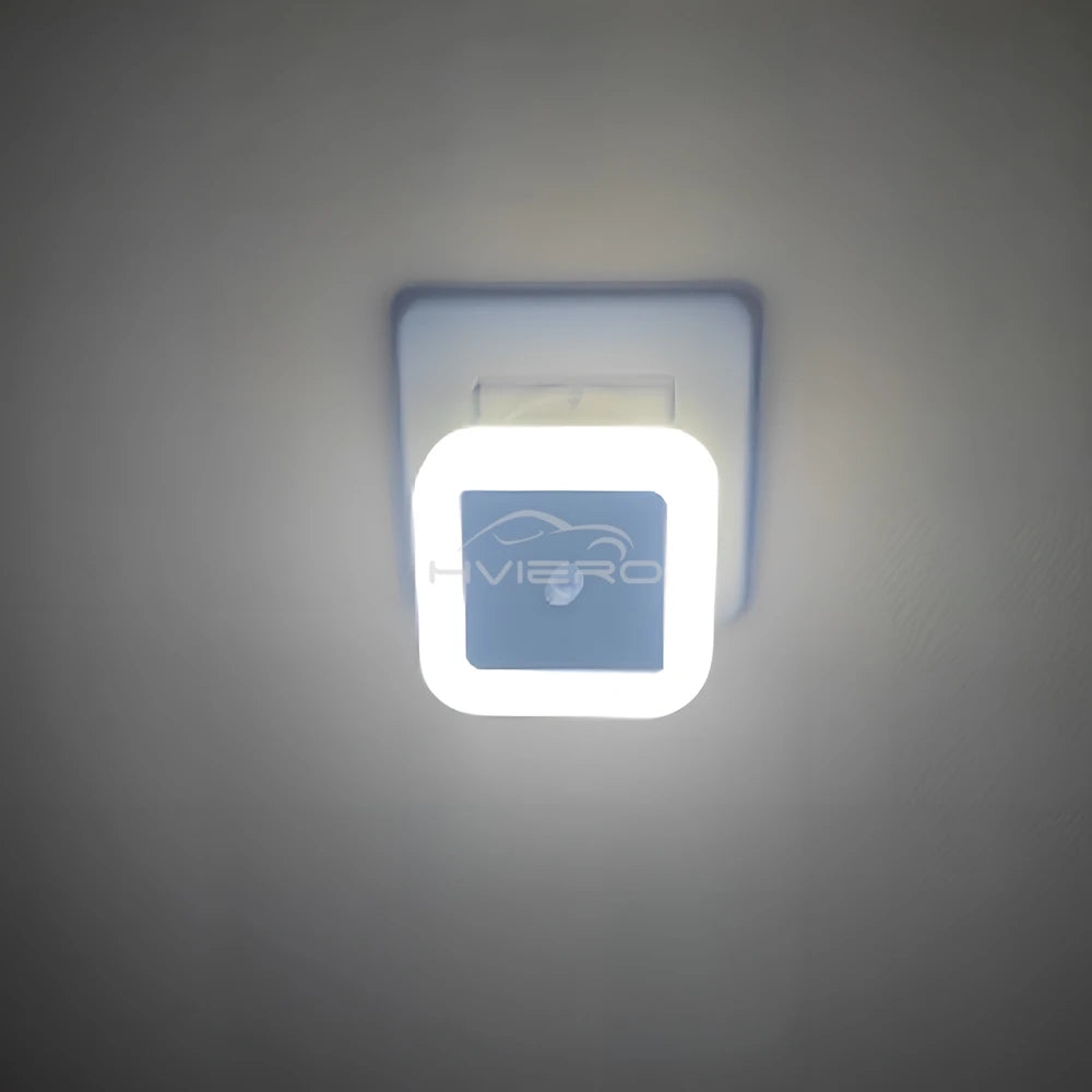 Wireless Sensor LED Night Light EU Plug Mini Square Nights Lights For Baby Children Living Room Bedroom Corridor Lighting Lamp